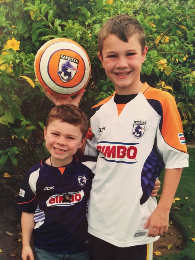 Riley and Dylan in Costa Rica 2007