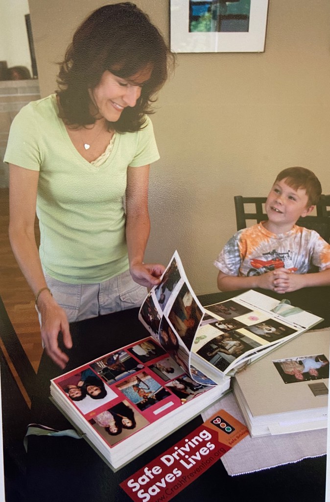 Scrapbooks and bumper sticker