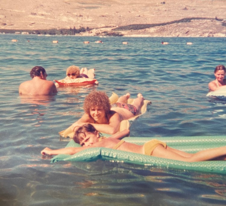 Kathy and Lori at Lake Chelan circa 1974