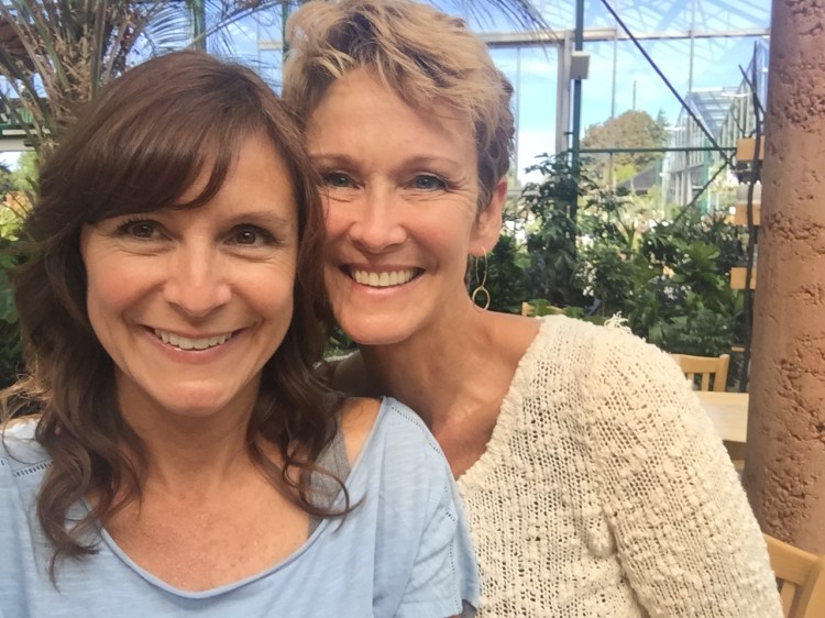 Lori and Jean at Swansons Nursery Cafe