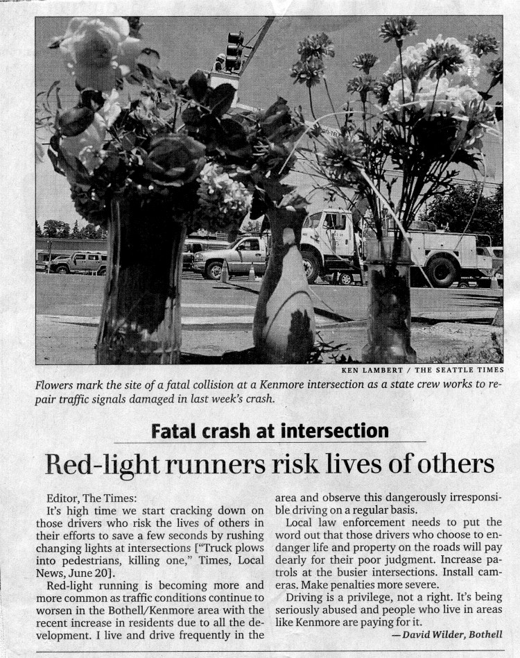 Article about the crash